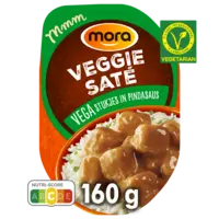 Mora Veggie sate in pindasaus