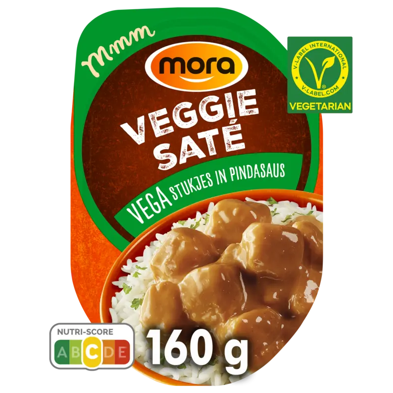 Mora Veggie sate in pindasaus