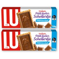 LU Scholiertje Melk Koekjes 2-pack