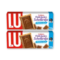 LU Scholiertje Melk Koekjes 2-pack