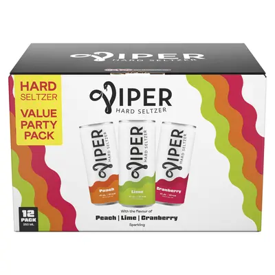 pdp-image-Viper Hard seltzer lime peach value 12-pack