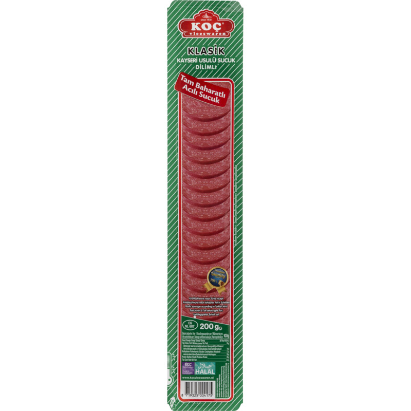 Een afbeelding van Koc Sucuk plakjes