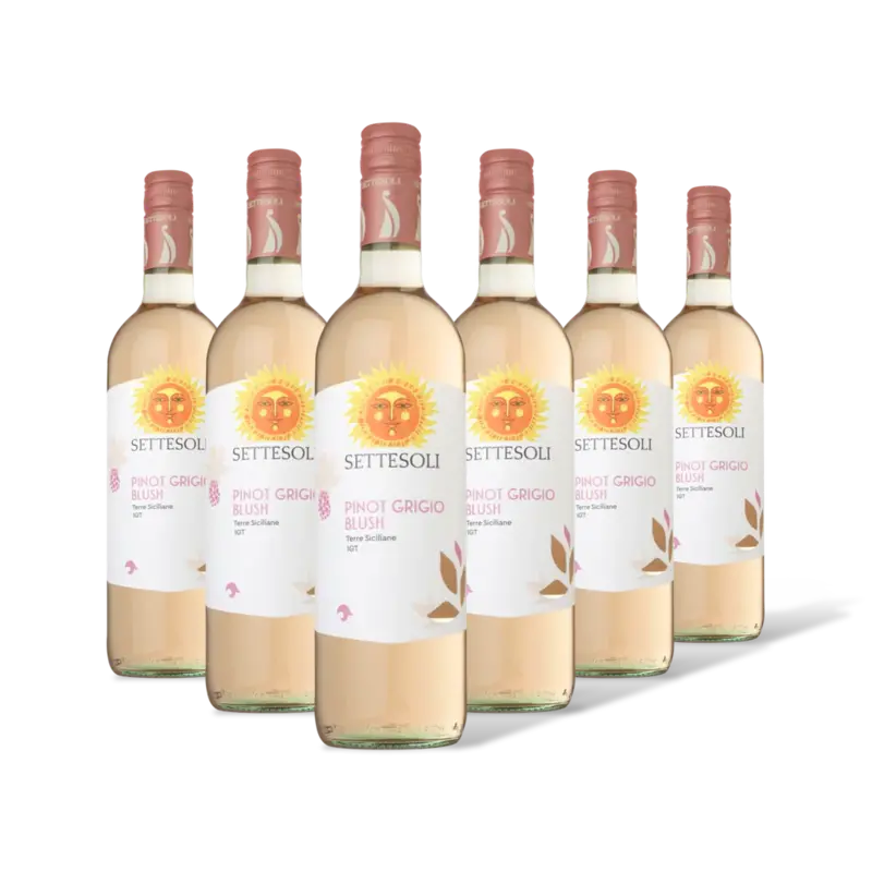 Settesoli Pinot grigio blush rosé 6 flessen