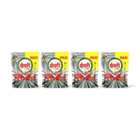 Dreft Platinum+ vaatwastabletten citron 4-pck