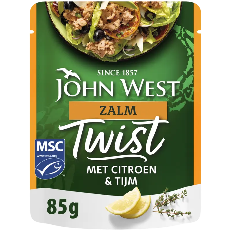 Twist zalm met citroen & tijm