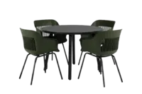 Hartman Combideal diningset Jill 120 moss groen