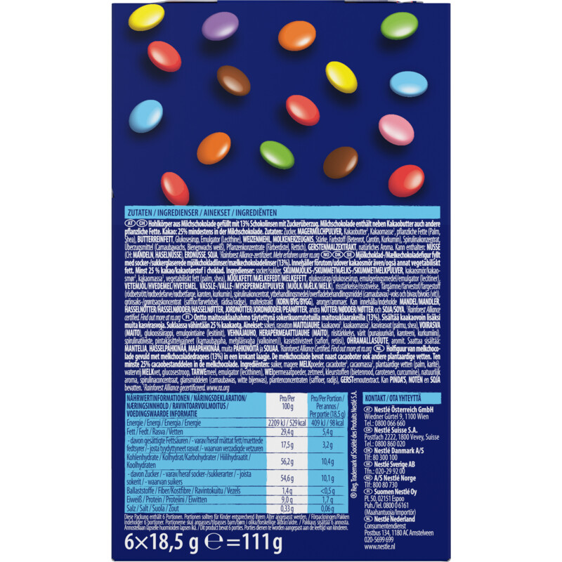 Een afbeelding van Smarties Tree decorations