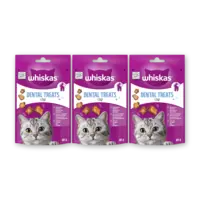 Whiskas Dentabites kip kattensnacks 3-pack