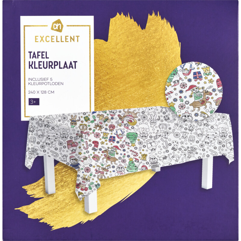 Een afbeelding van AH Excellent Tafel kleurplaat