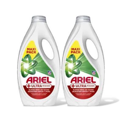 pdp-image-Ariel Vloeibaar+ ultra wasmiddel 2-pck