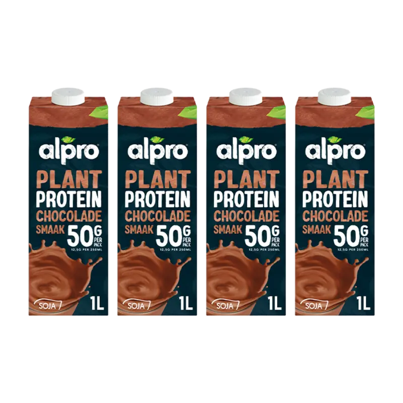 Protein sojadrink chocolade 4-pack
