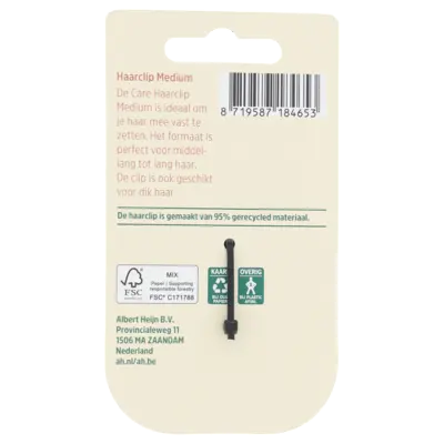 pdp-image-Care Accessories haarclip medium zwart