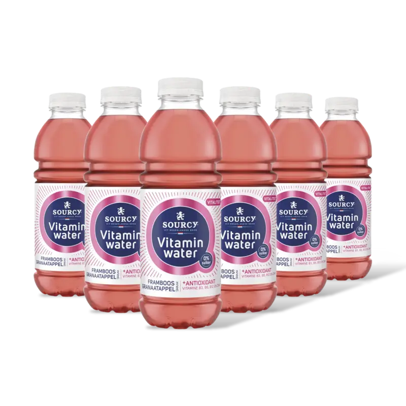 Vitaminwater framboos granaatappel 6-pk
