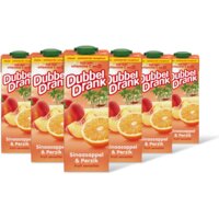 DubbelDrank Sinaasappel & perzik 6-pack