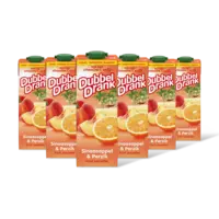 DubbelDrank Sinaasappel & perzik 6-pack
