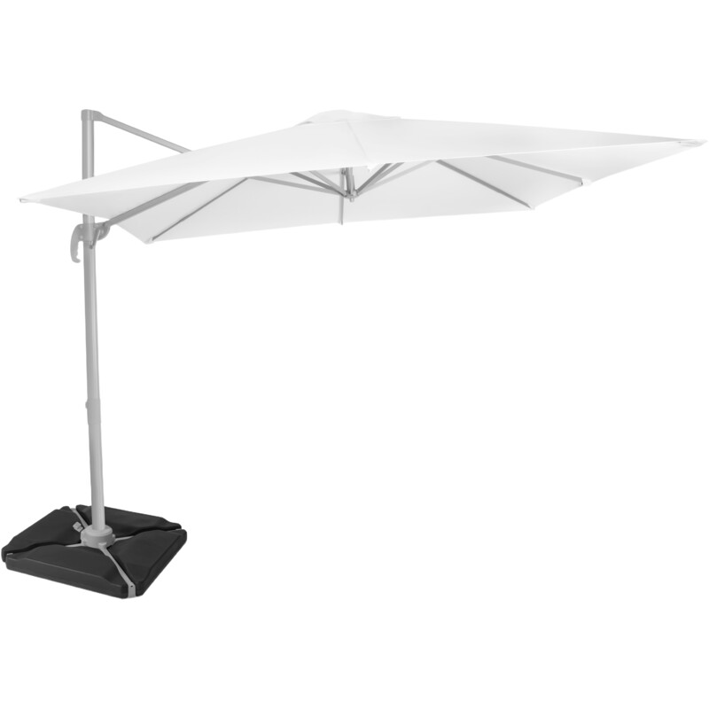 Een afbeelding van Vonroc Parasol pisogne combi wit 300x300cm