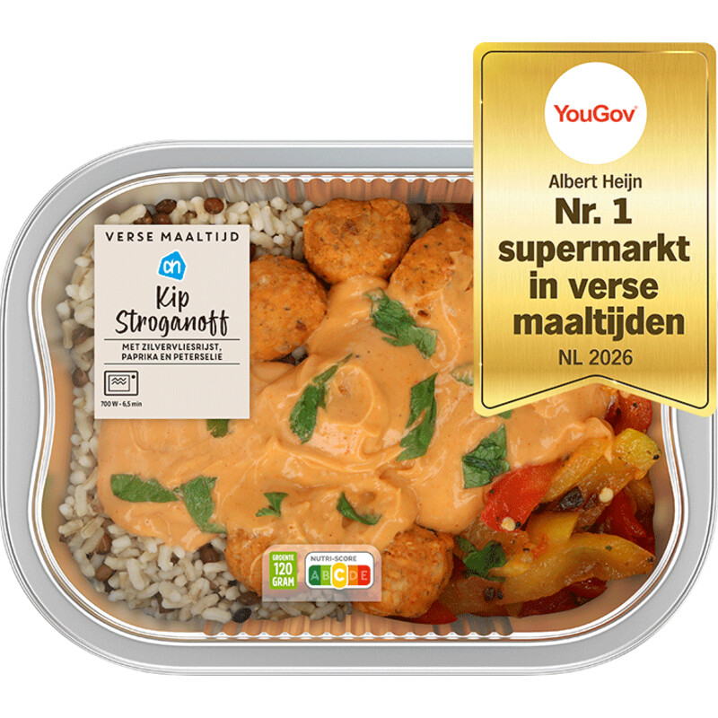 AH Verse maaltijd Stroganoff