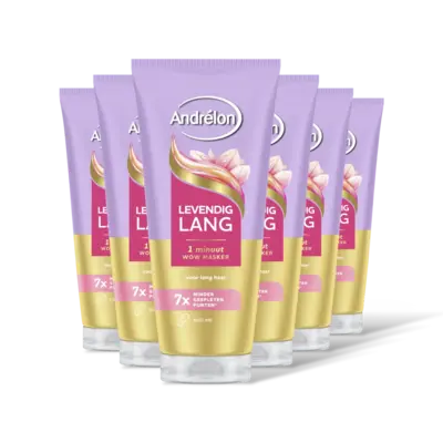 pdp-image-Andrélon Levendig lang 1 minuut wow masker 6-pack