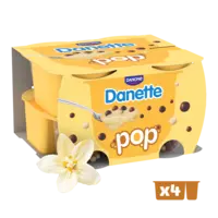Danette Pop vanillesmaak bel
