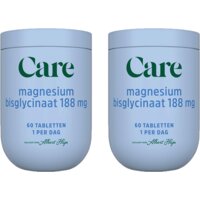 Een afbeelding van Care Magnesium bisglycinaat 188mg 2-pack