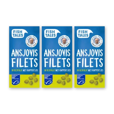 pdp-image-Fish Tales Ansjovisfilets met kappertjes 3-pack