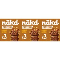 Nakd Protein bars peanut butter 3-pack