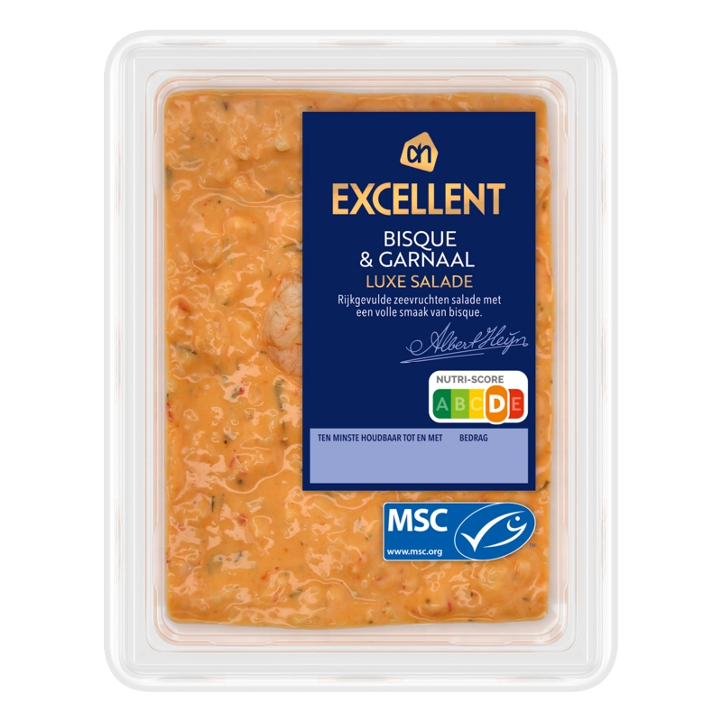 AH Excellent Bisque & garnaal luxe salade
