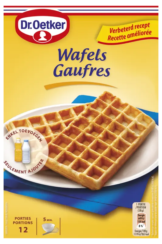 Dr. Oetker Wafels mix BEL
