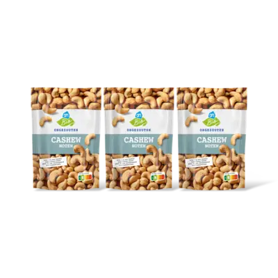 pdp-image-AH Biologisch Ongezouten cashewnoten 3-pack