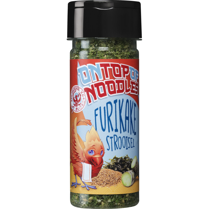 Een afbeelding van Red Phoenix On top of noodles furikake