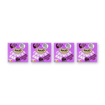 pdp-image-Holie's Crunchy bar protein choc chip 4-pack