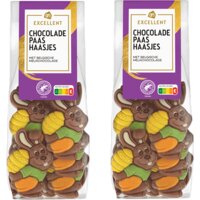 AH Excellent Chocolade paashaasjes melk 2-pack