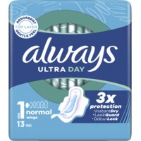 Een afbeelding van Always Ultra day normal wings maandverband
