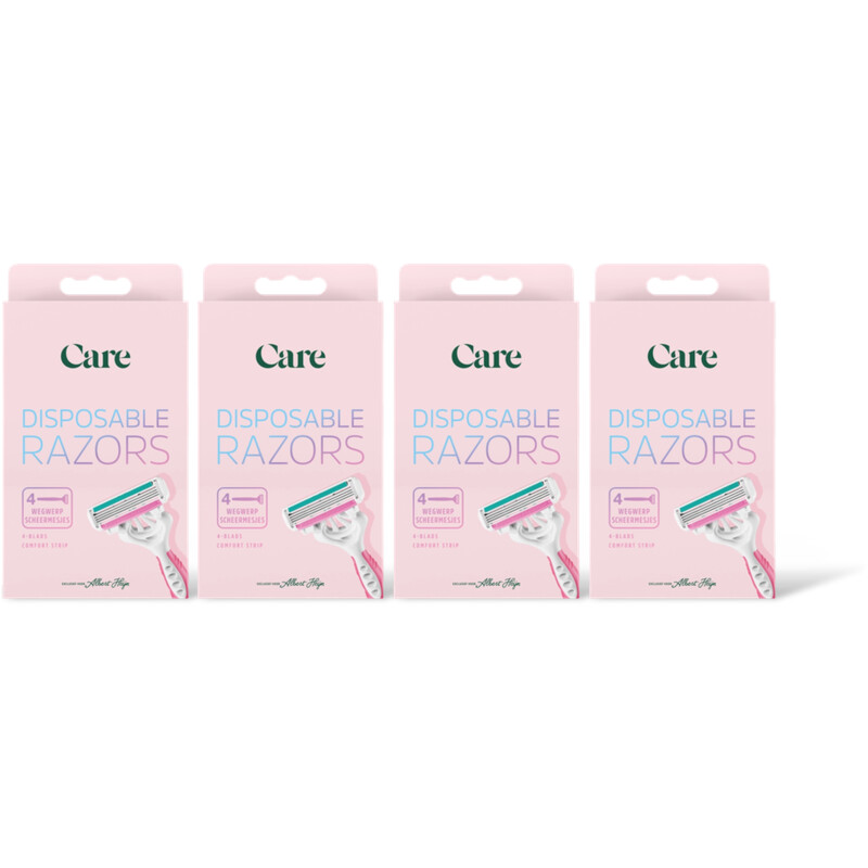 Care Disposable razors 4-pack