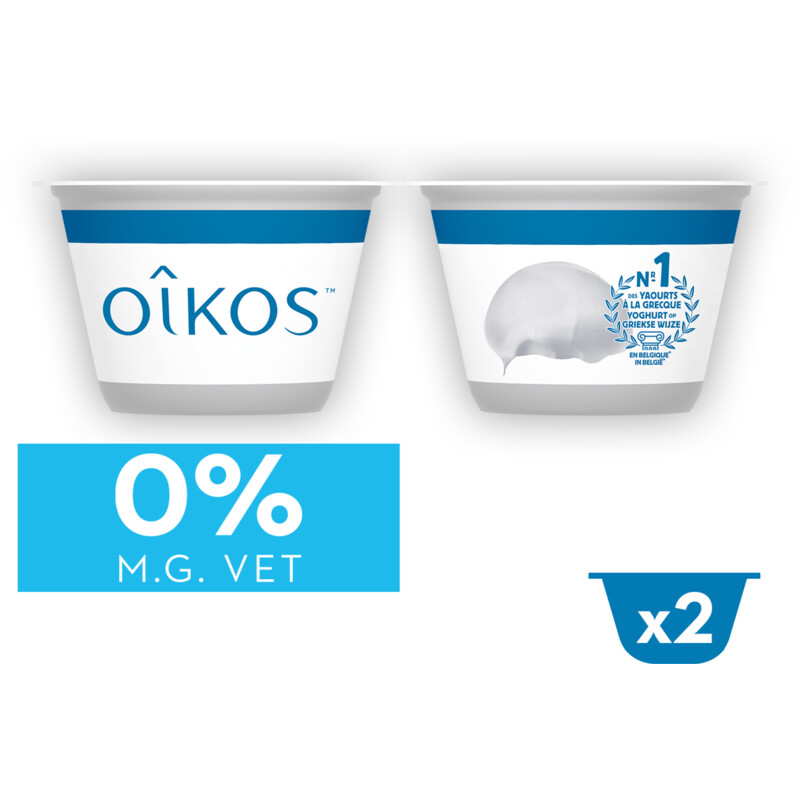 Een afbeelding van Oikos Yoghurt 0% nature bel