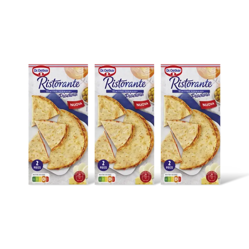 Dr. Oetker Ristorante piadina quattro formaggi 3pck