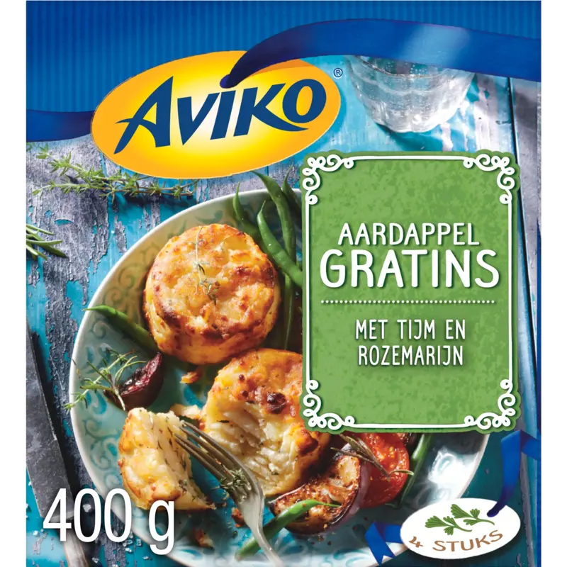 Aardappel gratin met tijm & rozemarijn