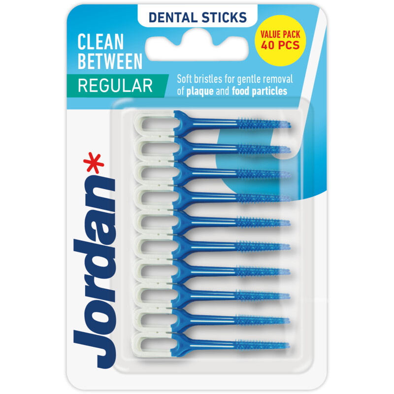 Een afbeelding van Jordan Clean between dental sticks regular