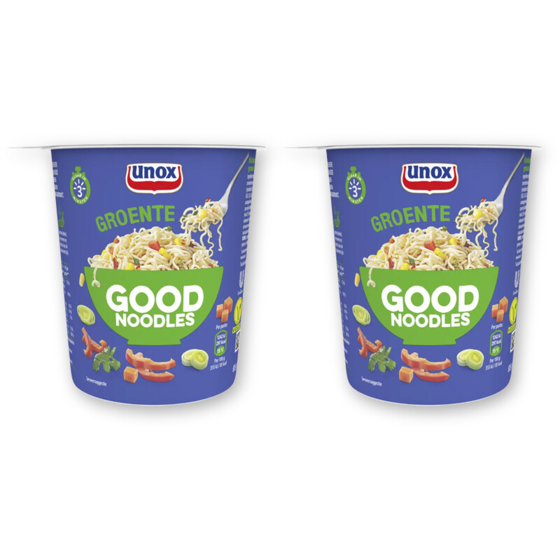Unox Good noodles groente 2-pack