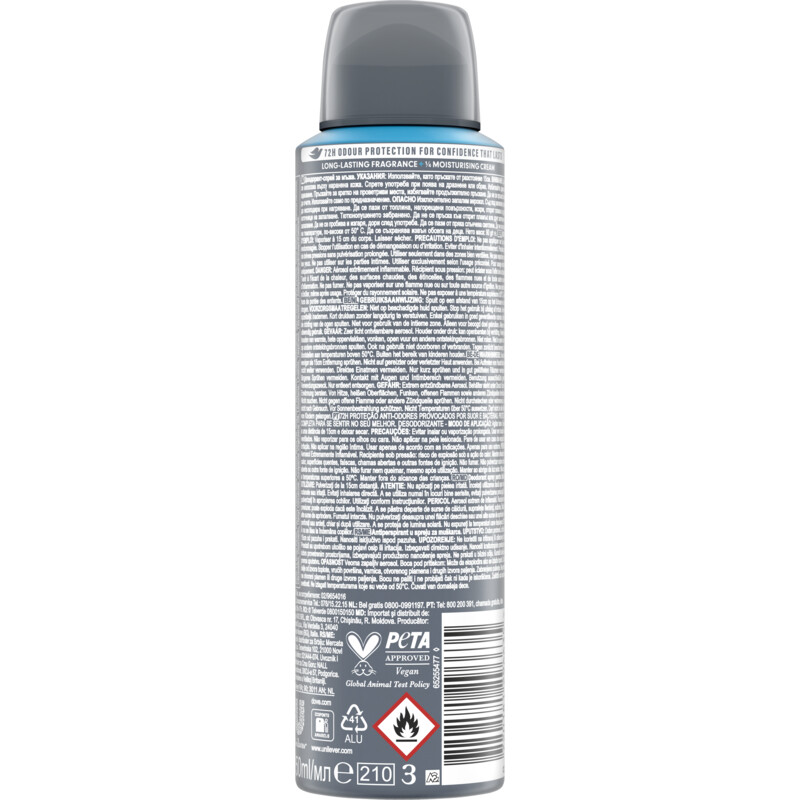 Een afbeelding van Dove Men+care extra fresh 0% deodorant spray