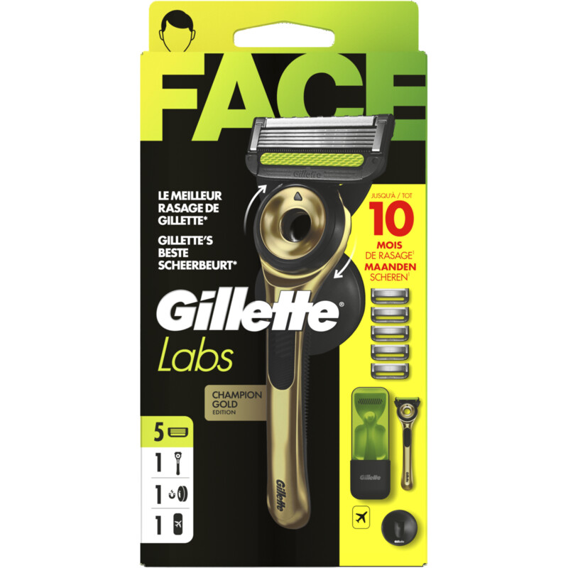 Gillette Labs razor + 5 mesjes pakket
