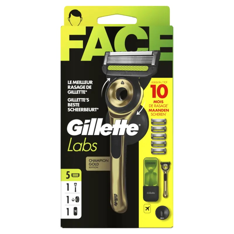 Gillette Labs razor + 5 mesjes pakket