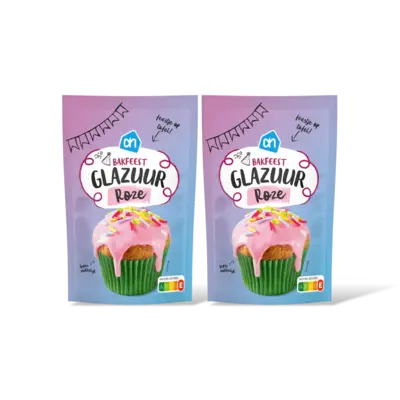pdp-image-AH Bakfeest glazuur roze 2-pack