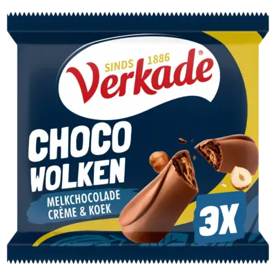 pdp-image-Verkade Choco wolken melkchocolade creme & koek
