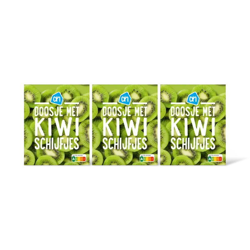 Doosje met kiwi schijfjes 3-pack