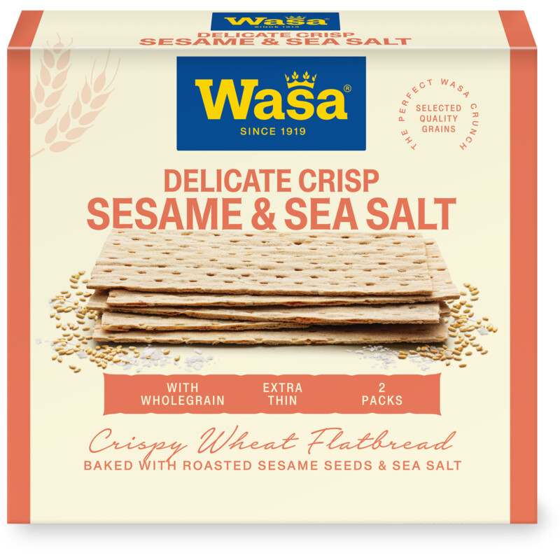 Een afbeelding van Wasa Delicate crisp sesame & seasalt