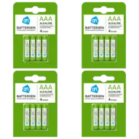 AH AAA alkaline batterijen 4-pack