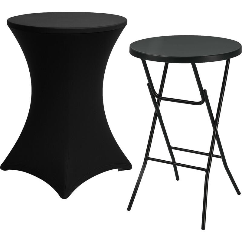 Brixy Statafel met rok zwart