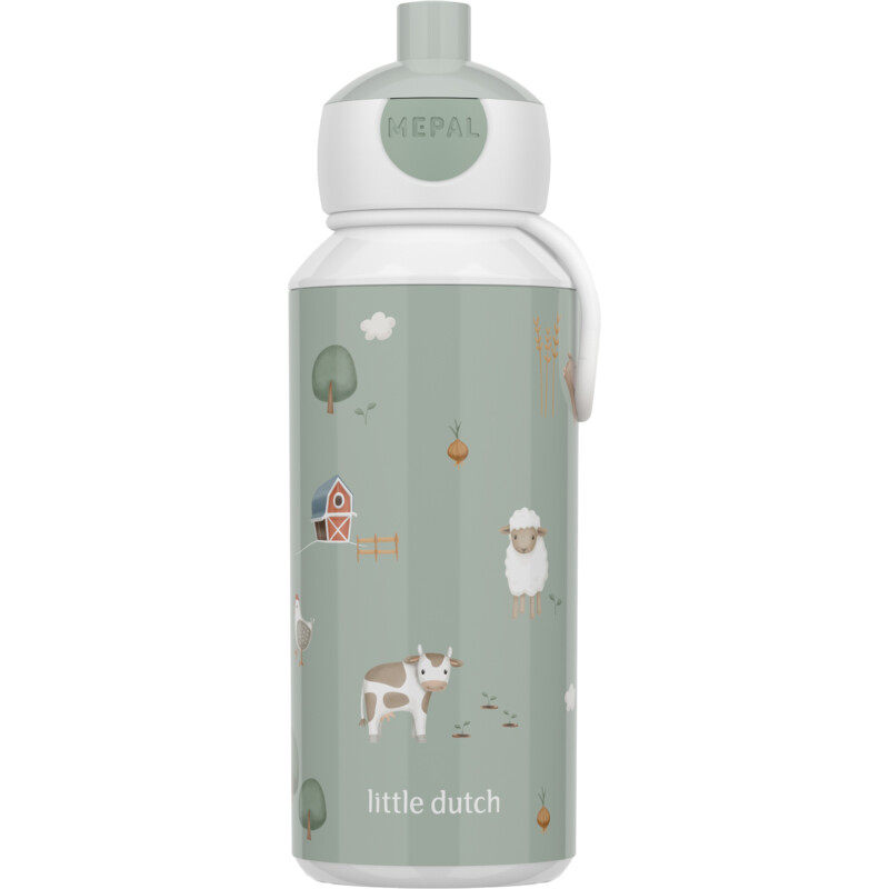 Een afbeelding van Mepal Drinkfles pop-up little farm 400ml