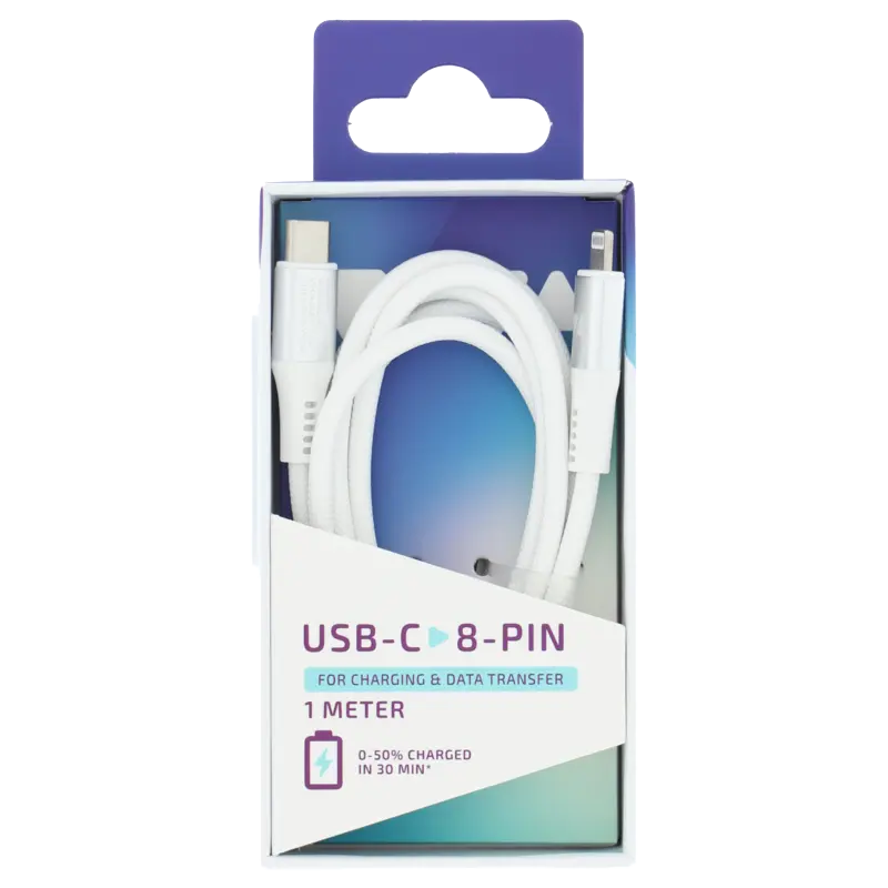 VOYA USB-C naar 8-pin kabel 1 meter